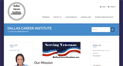 Desktop Screenshot of dallascareerinstitute.net